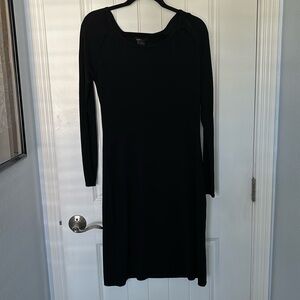 BCBGMAXAZRIA Black Sweater Dress - size Large